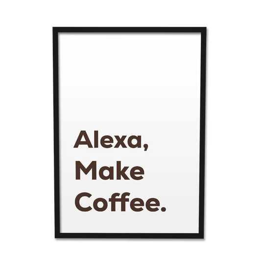 Smart Home Barista: 'Alexa, Make Coffee' Poster