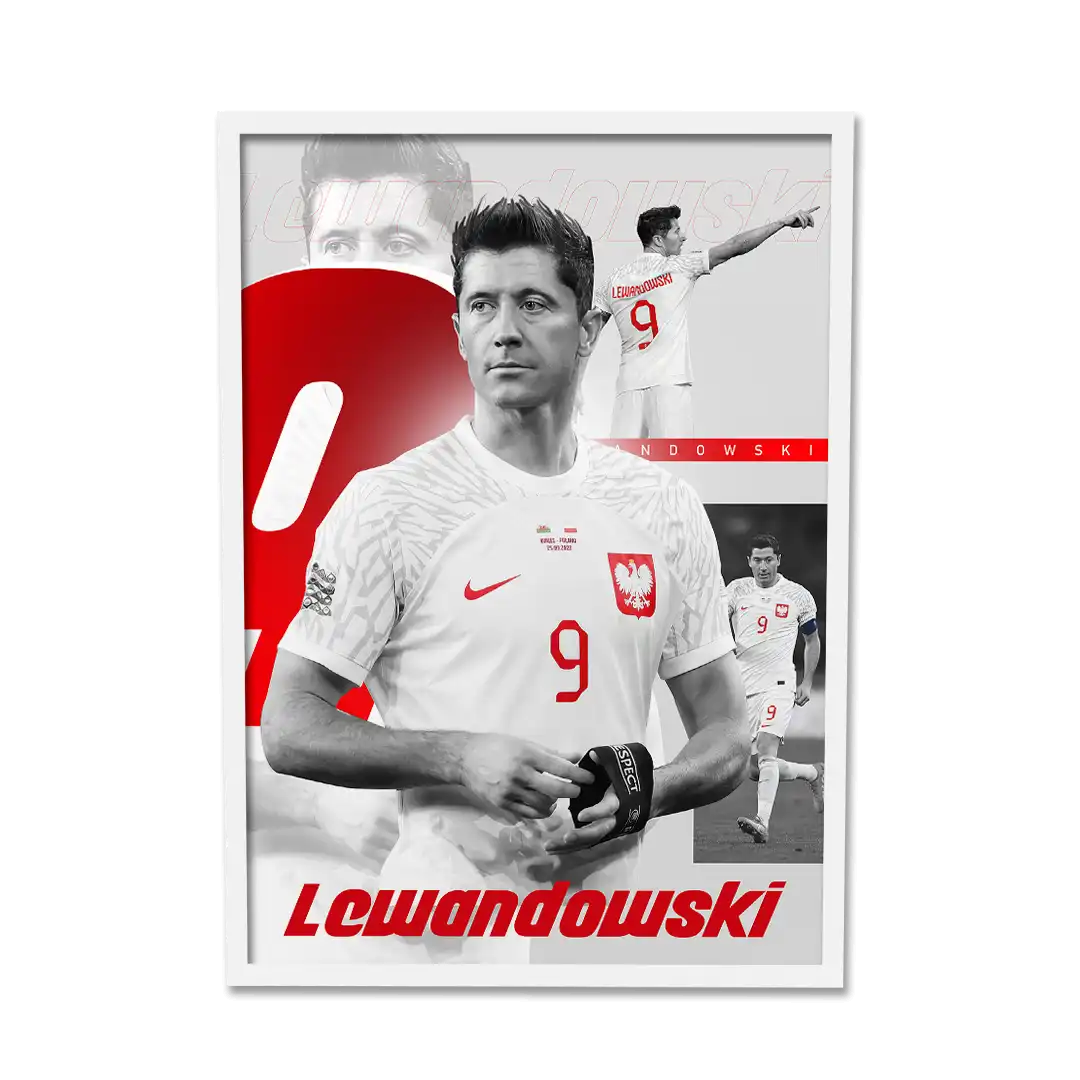 Lewandowski Poland Poster