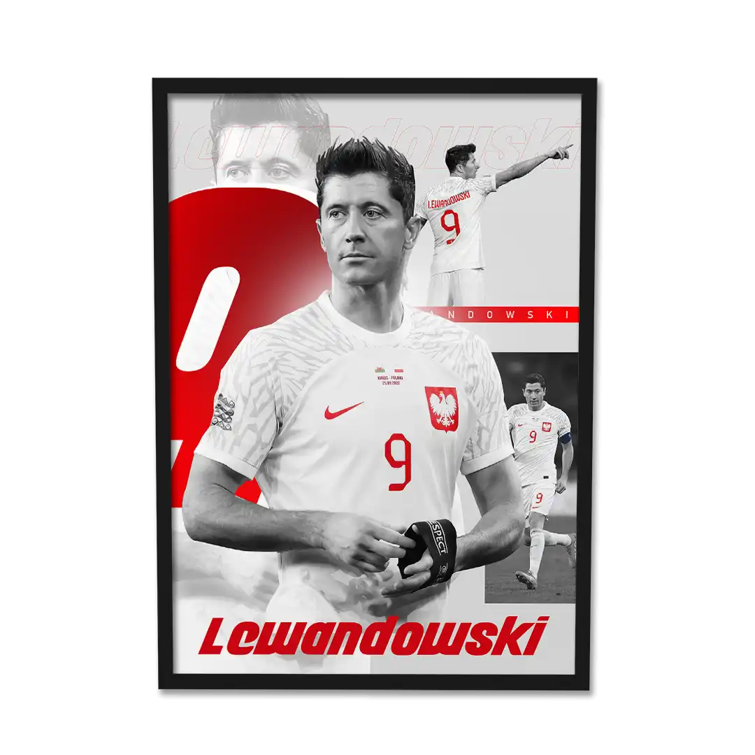 Lewandowski Poland Poster