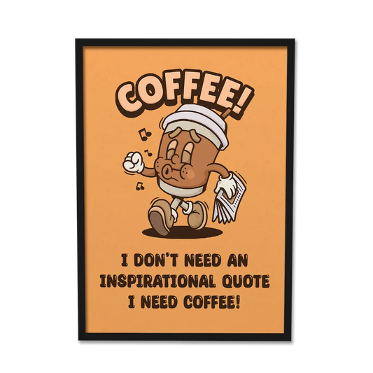 Caffeine Chronicles: I Need Coffee Artwork