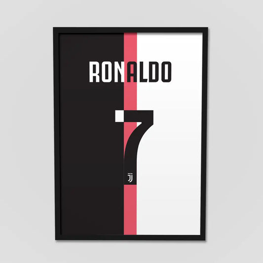 Ronaldo Juventus Jersey Poster