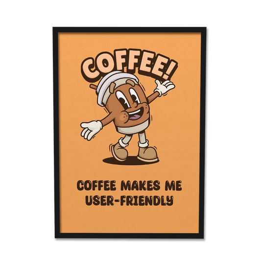Caffeine Chronicles: Witty Coffee Artwork
