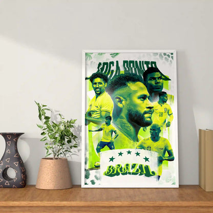 Brazil Football Team Poster